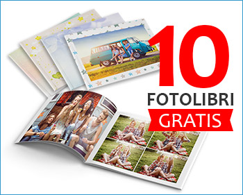 10 fotolibri omaggio