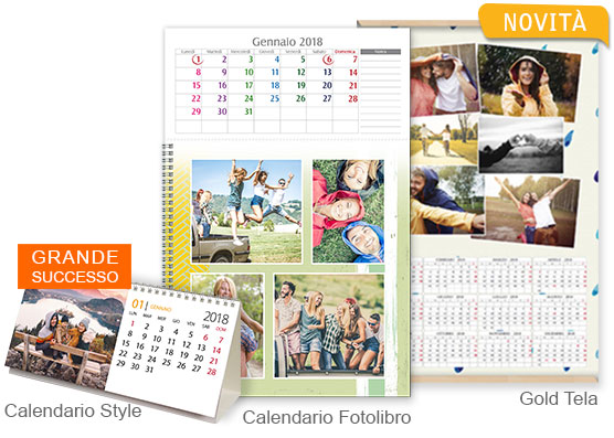 calendario personalizzato